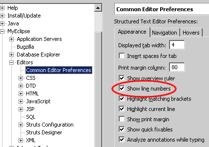 Tips and tricks for eclipse and the plugin MyEclipse